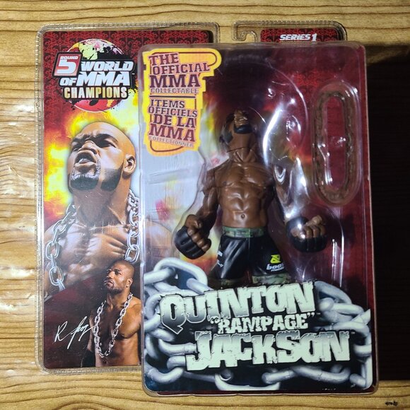 Quinton "Rampage" Jackson Round 5 MMA Series 1 Figure (NEW) - Picture 1 of 3